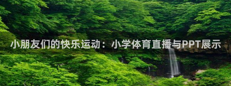 小朋友们的快乐运动：小学体育直播与PPT展示