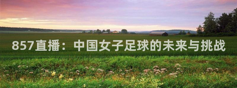 857直播：中国女子足球的未来与挑战