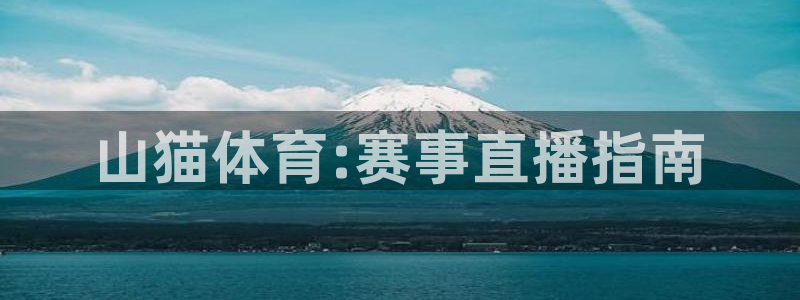 山猫体育:赛事直播指南